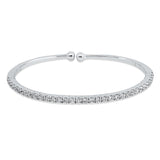 Armreif 18 kt WG, 33 Brill. 2,14 ct, TW-vsi