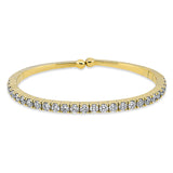 Armreif 18 kt GG, 26 Brill. 3,89 ct, TW-vsi