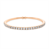 Armreif 18 kt RG, 26 Brill. 3,86 ct, TW-vsi