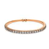 Armreif 18 kt RG, 26 Brill. 3,86 ct, TW-vsi