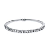 Armreif 18 kt WG, 26 Brill. 3,82 ct, TW-vsi