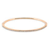 Armreif 18 kt RG, 51 Brill. 0,44 ct, TW-si