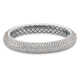 Armreif 18 kt WG+RG, 601 Brill. 26,90 ct, TW-vsi