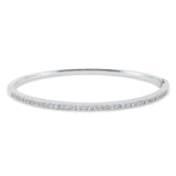 Armreif 18 kt WG, 36 Brill. 1,23 ct, TTLB-si