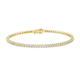 Armreif 18 kt GG, Größe 16, 46 Brill. 1,21 ct, TW-si, 32 Brill. 0,79 ct, TW-si