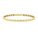 Armreif 14 kt GG, poliert