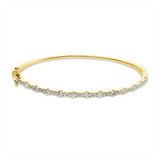 Armreif 18 kt GG, 37 Brill. 1,16 ct, TW-si